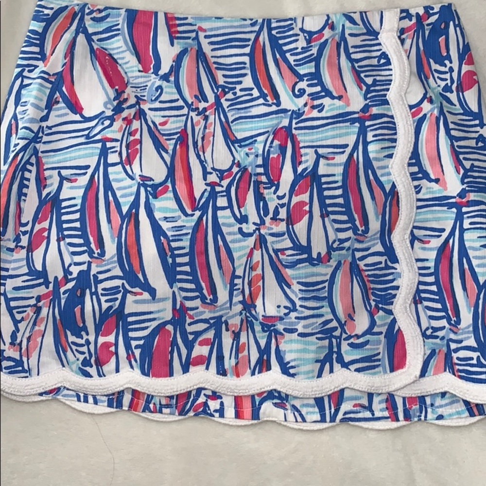 Lilly Pulitzer Sail Boat Skort